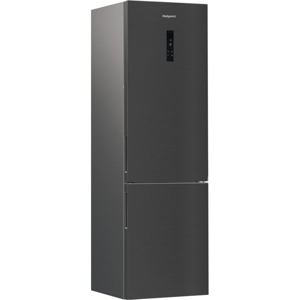 Hotpoint Fridge Freezer Freestanding HPK 26403 XBR5UK Manhattan Grey 2 doors Perspective