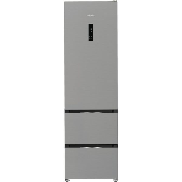 Hotpoint Fridge Freezer Freestanding HPKF 5351 XP4UK ARC 764 Manhattan Gray 2 doors Frontal