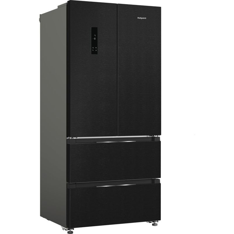 Hotpoint Side-by-Side Freestanding HPG2 6513 XK5E Inox Perspective