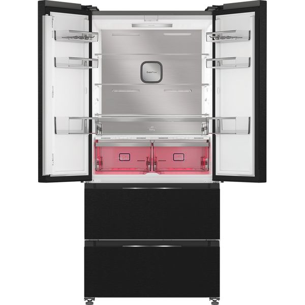 Hotpoint Side-by-Side Freestanding HPG2 6513 XK5E ARC 764 Manhattan Gray Frontal open