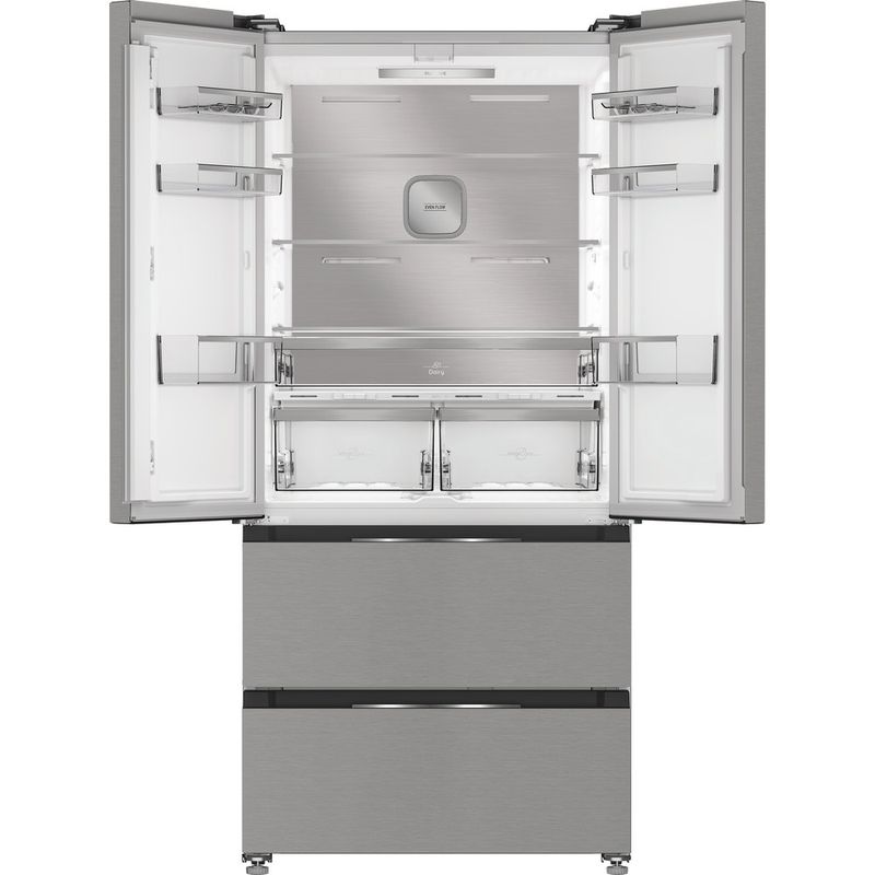 Hotpoint Side-by-Side Freestanding HPG2 6513 XBR4UK Inox Frontal open