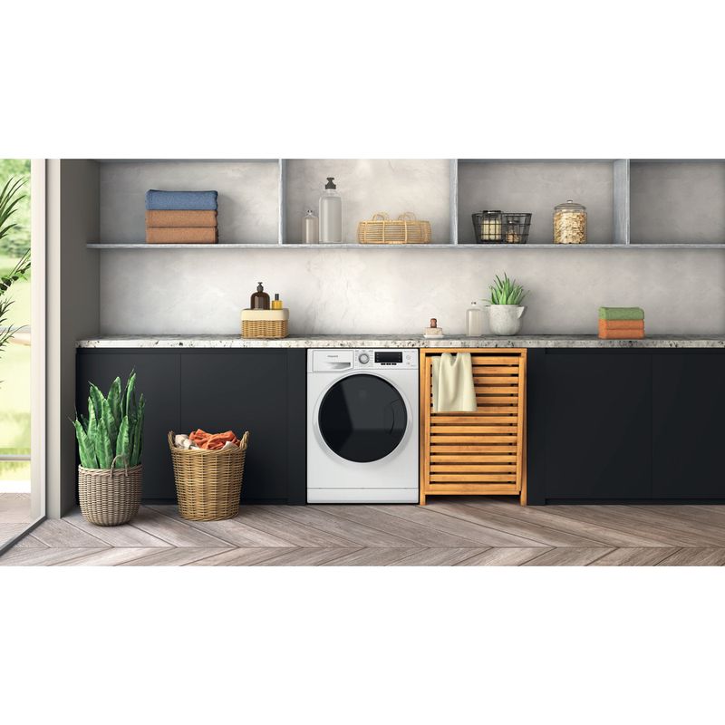 Hotpoint-Washer-dryer-Freestanding-NDD-10748-DA-UK-White-Front-loader-Lifestyle-frontal
