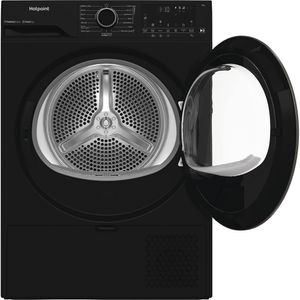 Hotpoint Dryer C HD 94M BBS UK Black Frontal open
