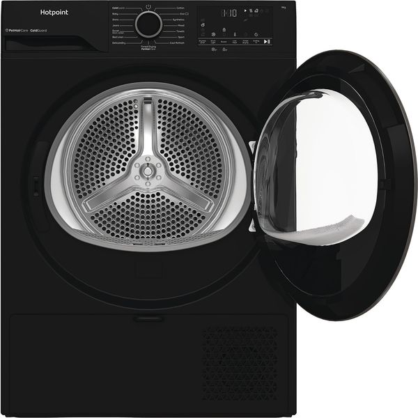 Hotpoint Dryer C HD 93M BB UK Black Frontal open