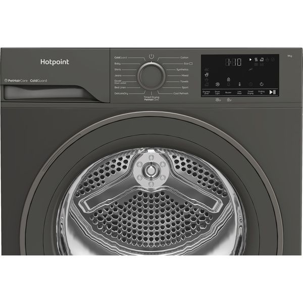 Hotpoint Dryer C HD 93M GG UK Manhattan Gray Control panel