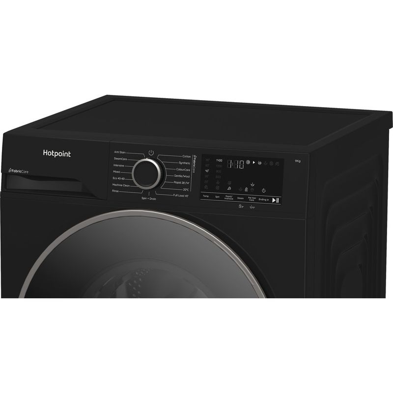 Hotpoint-Washing-machine-Freestanding-HBCA-93B-CARE-UK-Black-Front-loader-A-Lifestyle-control-panel