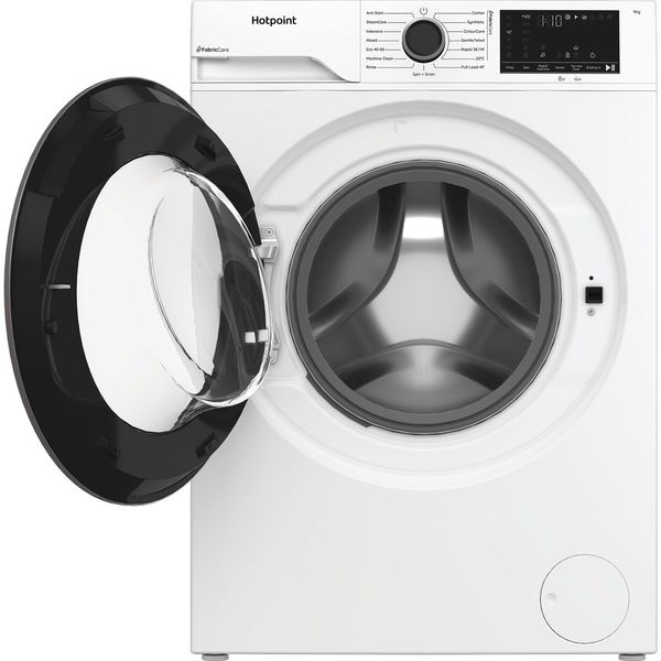 Hotpoint-Washing-machine-Freestanding-HB-93-CARE-UK-White-Front-loader-A-Frontal-open