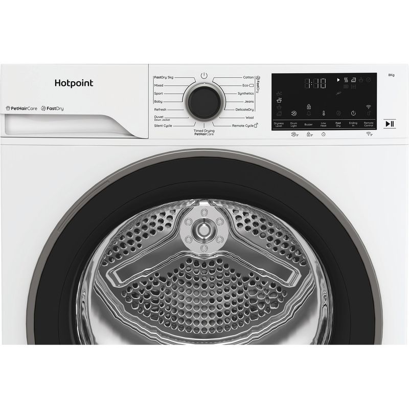 Hotpoint-Dryer-C-HD-84M-WBS-UK-White-Control-panel