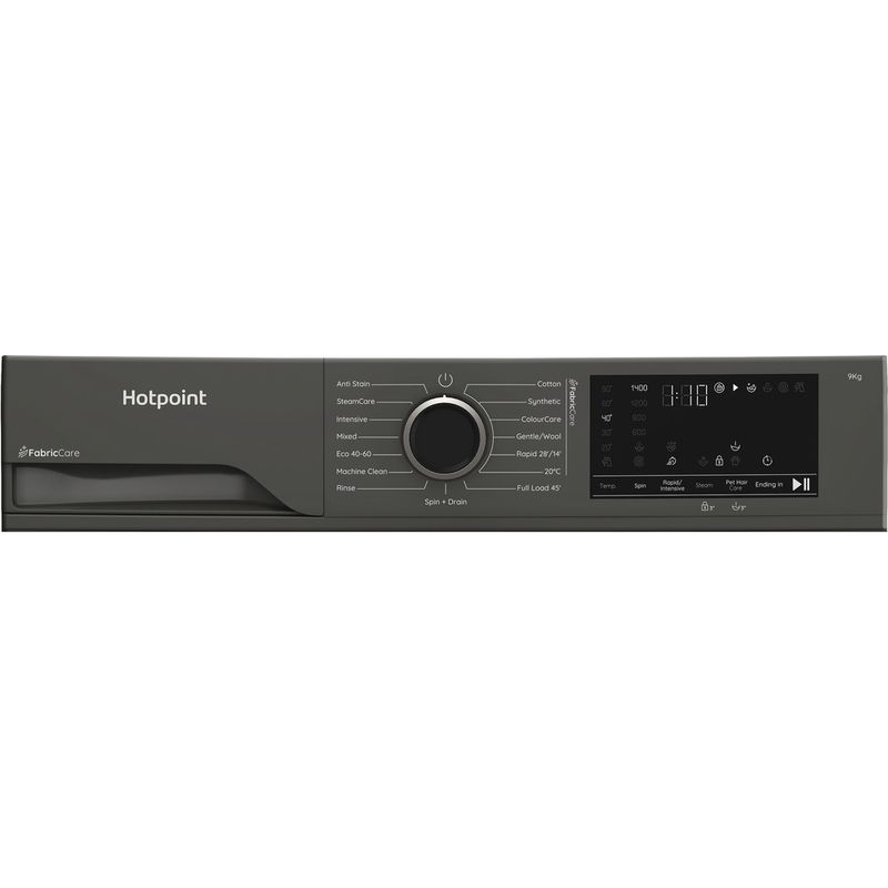 Hotpoint-Washing-machine-Freestanding-HB-93G-CARE-UK-Manhattan-Grey-Front-loader-A-Program