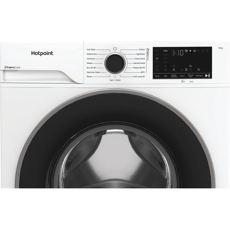Hotpoint-Washing-machine-Freestanding-HB-103-CARE-UK-White-Front-loader-A-Control-panel