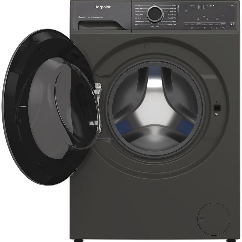 Hotpoint-Washing-machine-Freestanding-HP-105GA-CARE-UK-Manhattan-Grey-Front-loader-A-Frontal-open