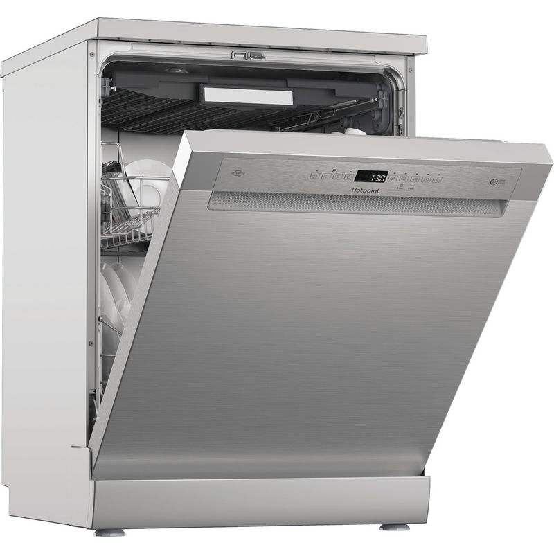 Hotpoint-Dishwasher-Freestanding-H7F-HP61-X-UK-Freestanding-A-Perspective-open