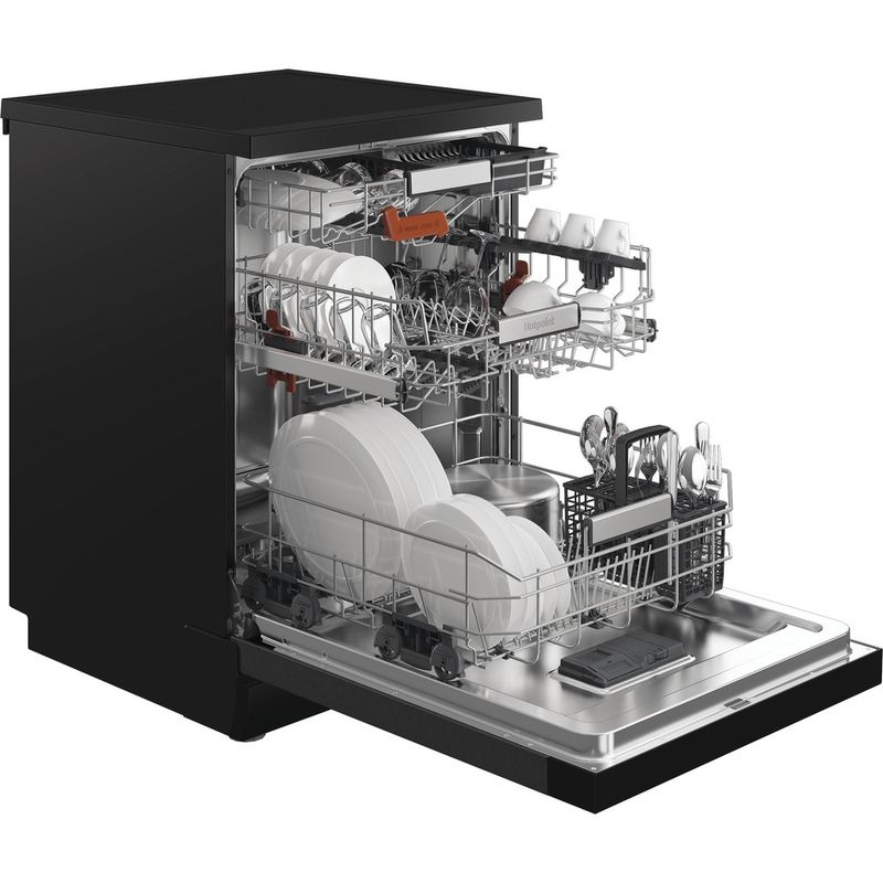 Hotpoint-Dishwasher-Freestanding-H8F-HP51BS-UK-Freestanding-B-Lifestyle-perspective-open