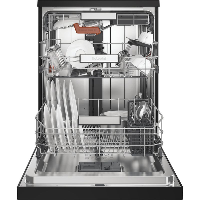 Hotpoint-Dishwasher-Freestanding-H8F-HP51BS-UK-Freestanding-B-Lifestyle-frontal-open