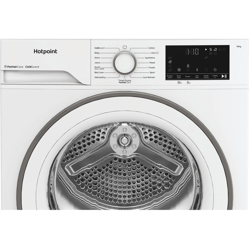 Hotpoint-Dryer-C-HD-103M-WW-UK-White-Control-panel