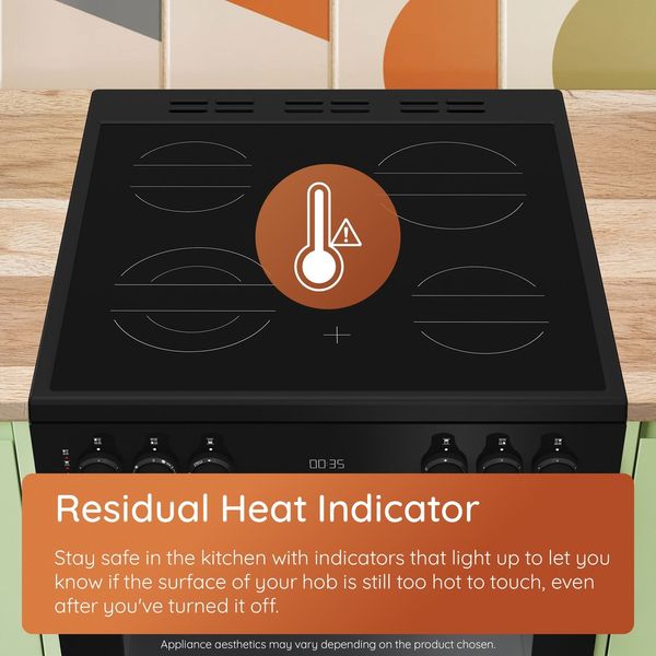 Hotpoint-Double-Cooker-HDE5VDCB-Black-A-Enamelled-Sheetmetal-Lifestyle-detail