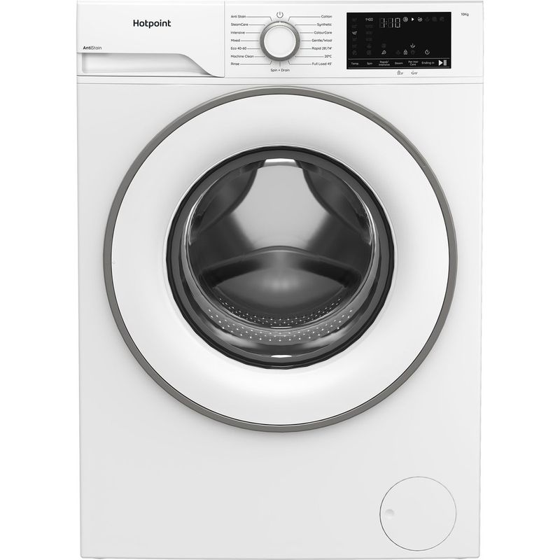 Hotpoint-Washing-machine-Freestanding-H-101-ANTI-STAIN-UK-White-Front-loader-A-Frontal