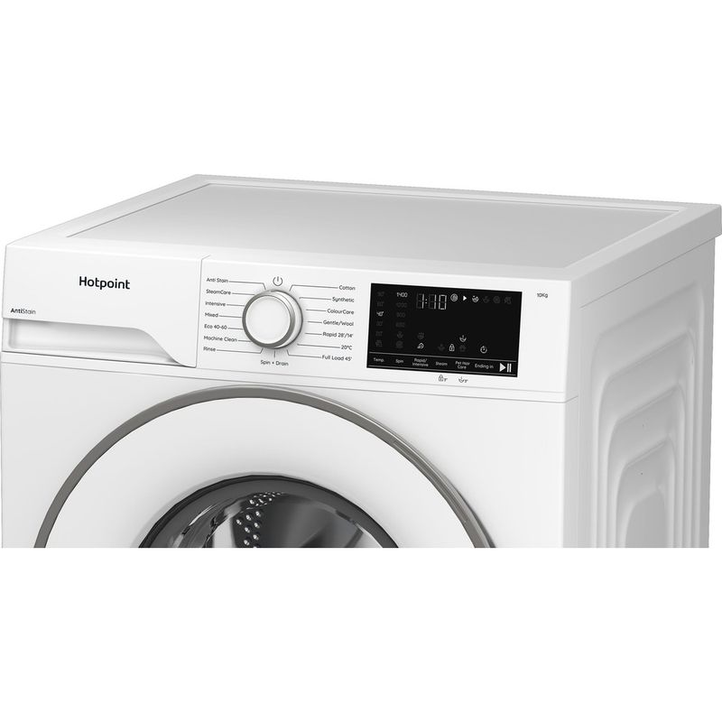 Hotpoint-Washing-machine-Freestanding-H-101-ANTI-STAIN-UK-White-Front-loader-A-Lifestyle-control-panel