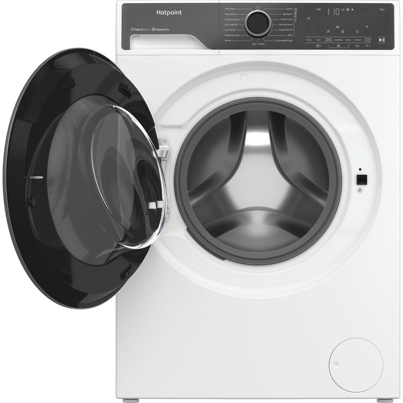 Hotpoint-Washing-machine-Freestanding-HP-124A-CARE-UK-White-Front-loader-A-Frontal-open