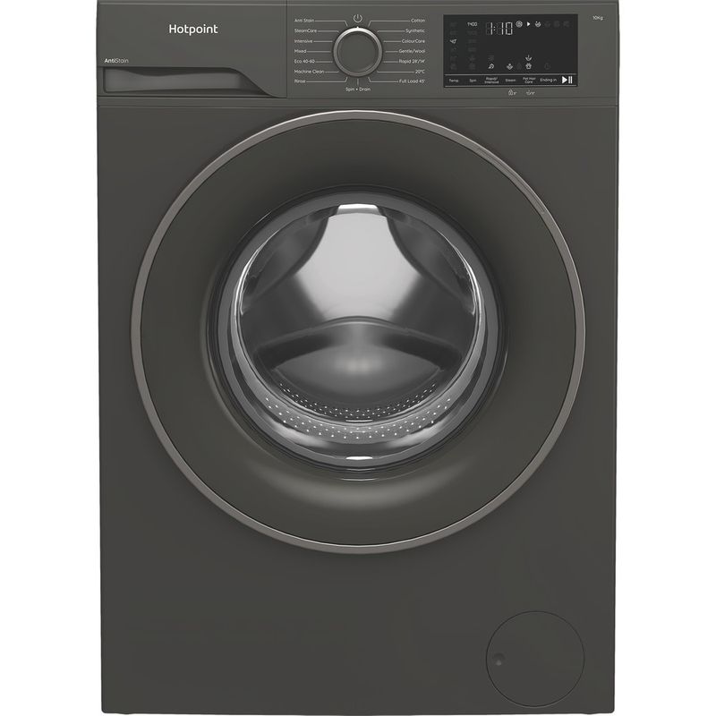 Hotpoint-Washing-machine-Freestanding-H-101G-ANTI-STAIN-UK-Manhattan-Grey-Front-loader-A-Frontal