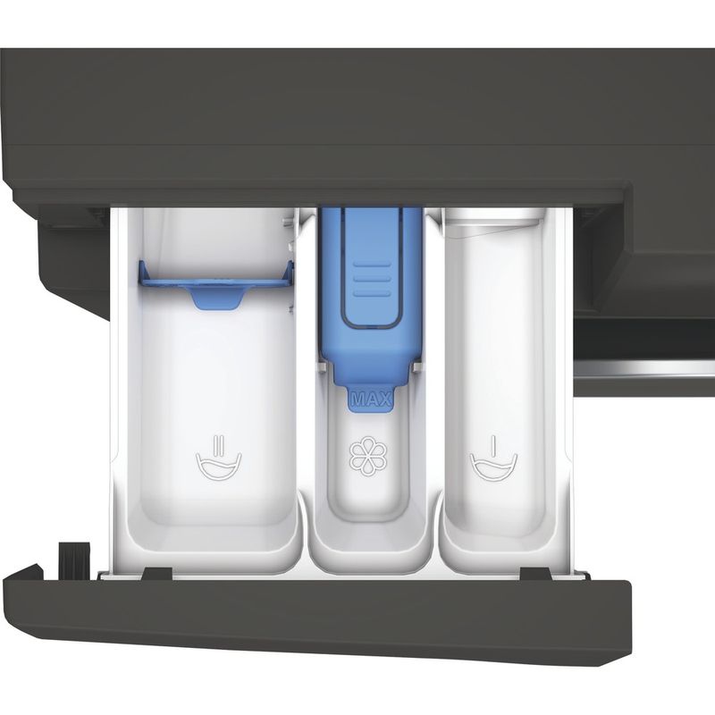 Hotpoint-Washing-machine-Freestanding-H-101G-ANTI-STAIN-UK-Manhattan-Grey-Front-loader-A-Drawer