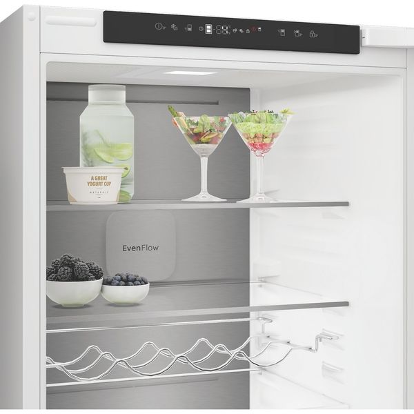 Hotpoint Fridge Freezer Built-in HPK2 5293 B5UK Zinc Metal 2 doors Lifestyle perspective