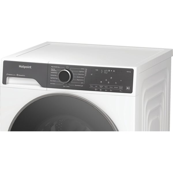 Hotpoint-Washer-dryer-Freestanding-HPD-1093-CARE-UK-White-Front-loader-Lifestyle-control-panel