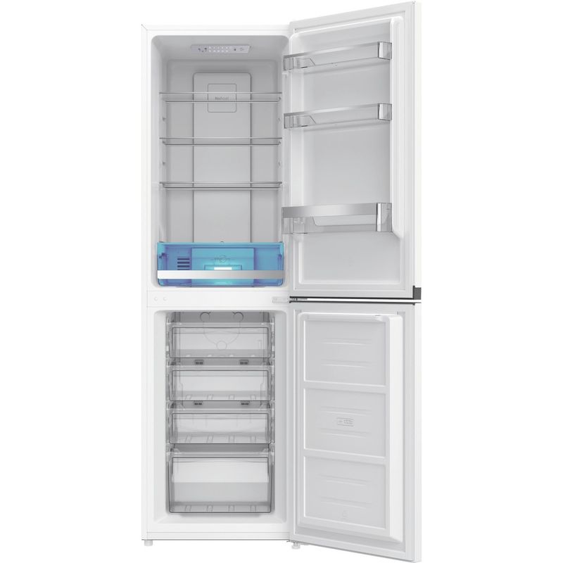 Hotpoint Fridge Freezer Freestanding HPKF 3242 W5UK White 2 doors Frontal open