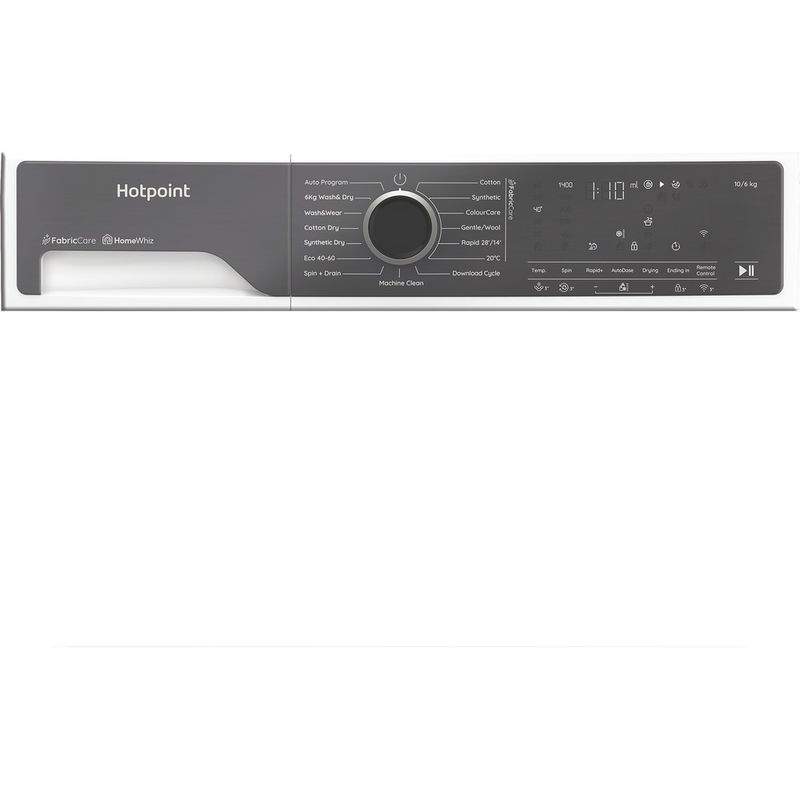 Hotpoint-Washer-dryer-Freestanding-HPD-1093A-CARE-UK-White-Front-loader-Program