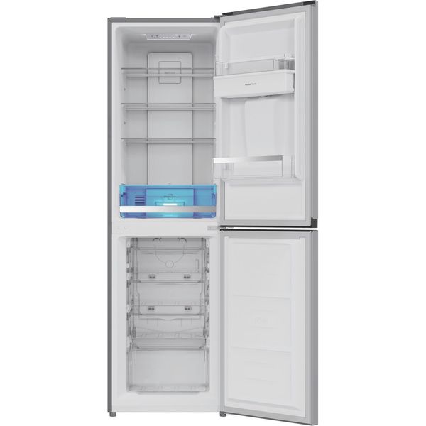 Hotpoint-Fridge-Freezer-Freestanding-HPKF-3242W-XP5UK-Silver-2-doors-Frontal-open