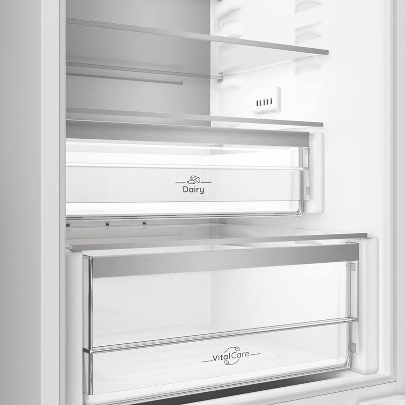 Hotpoint-Fridge-Freezer-Built-in-HPK2-5322-B4UK-Zinc-Metal-2-doors-Drawer