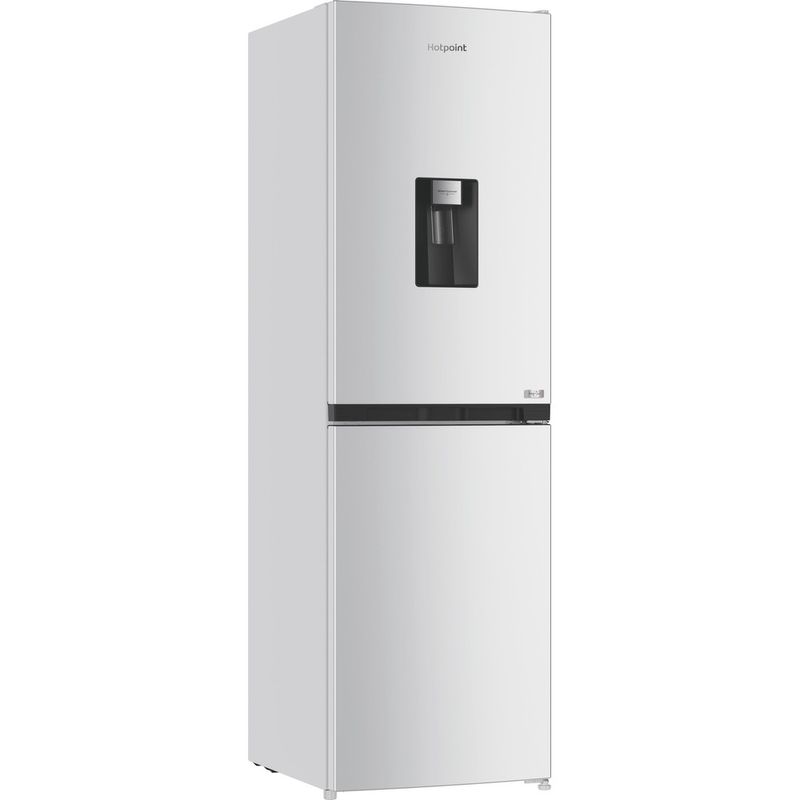 Hotpoint Fridge Freezer Freestanding HPKF 3243W W5UK White 2 doors Perspective