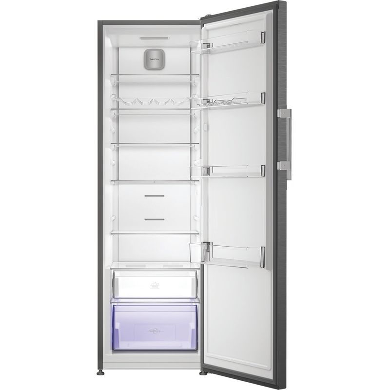 Hotpoint-Refrigerator-Freestanding-HPMLF-6442-XBR4UK-ARC-764-Manhattan-Gray-Frontal-open