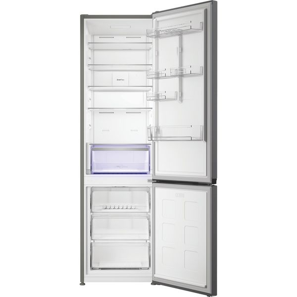 Hotpoint Fridge Freezer Freestanding HPK 26411 XP4UK ARC 764 Manhattan Gray 2 doors Frontal open