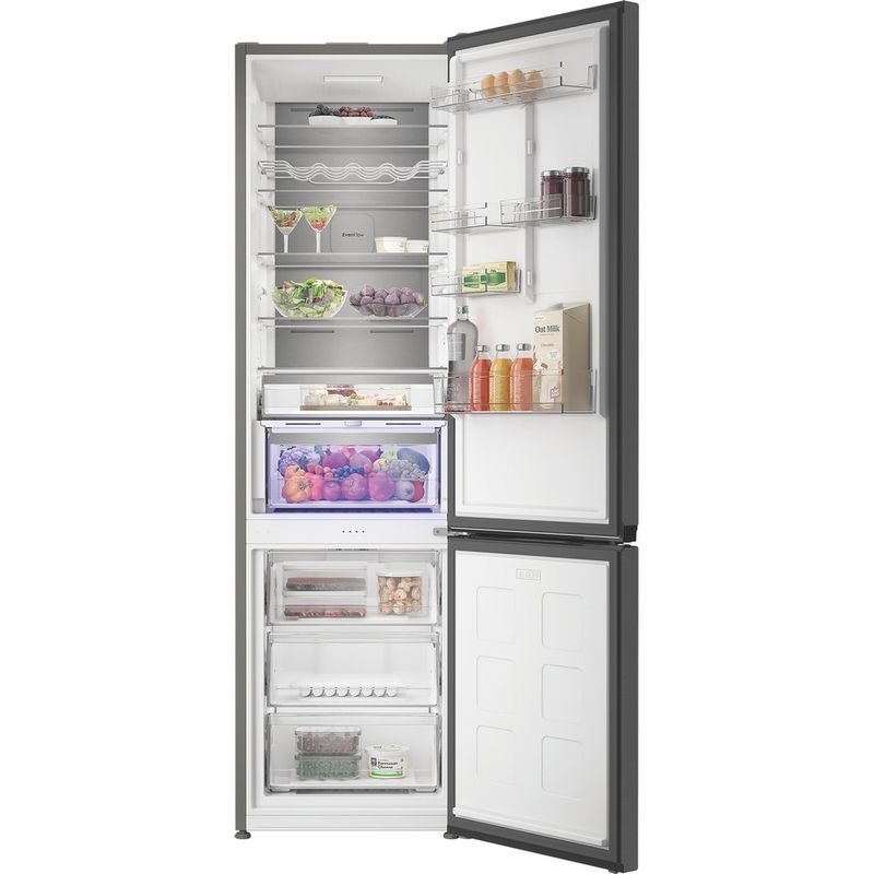 Hotpoint Fridge Freezer Freestanding HPK 26413 XR6UKE ARC 764 Manhattan Gray 2 doors Lifestyle frontal open