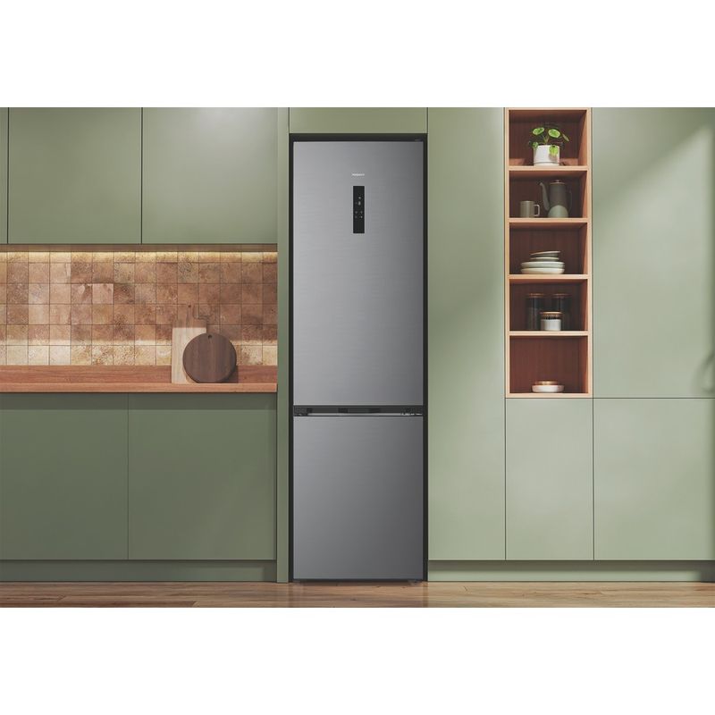 Hotpoint Fridge Freezer Freestanding HPK 26411 XP4UK ARC 764 Manhattan Gray 2 doors Lifestyle frontal