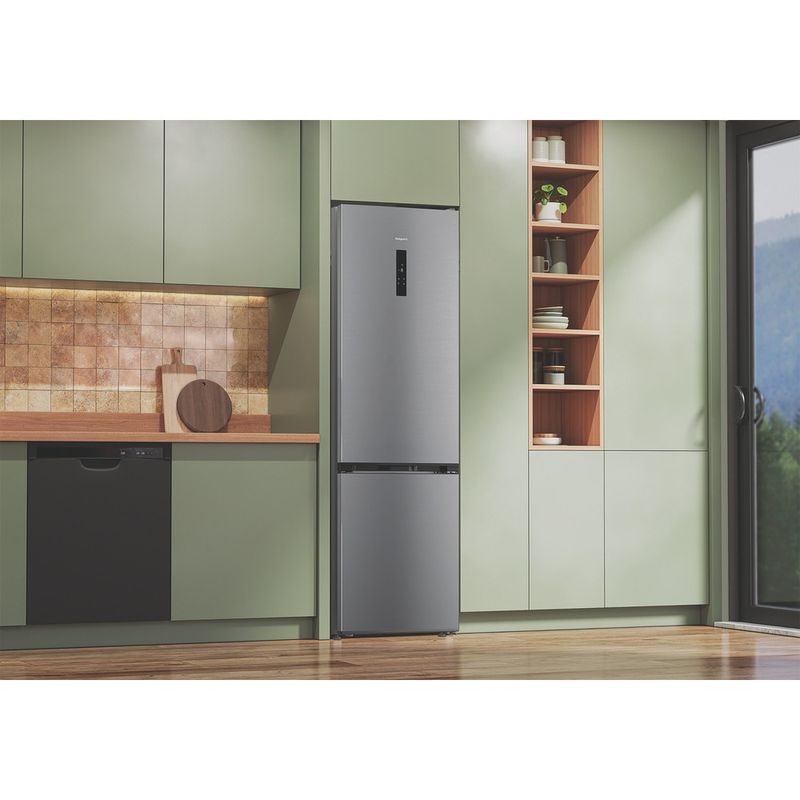 Hotpoint Fridge Freezer Freestanding HPK 26411 XP4UK ARC 764 Manhattan Gray 2 doors Lifestyle perspective
