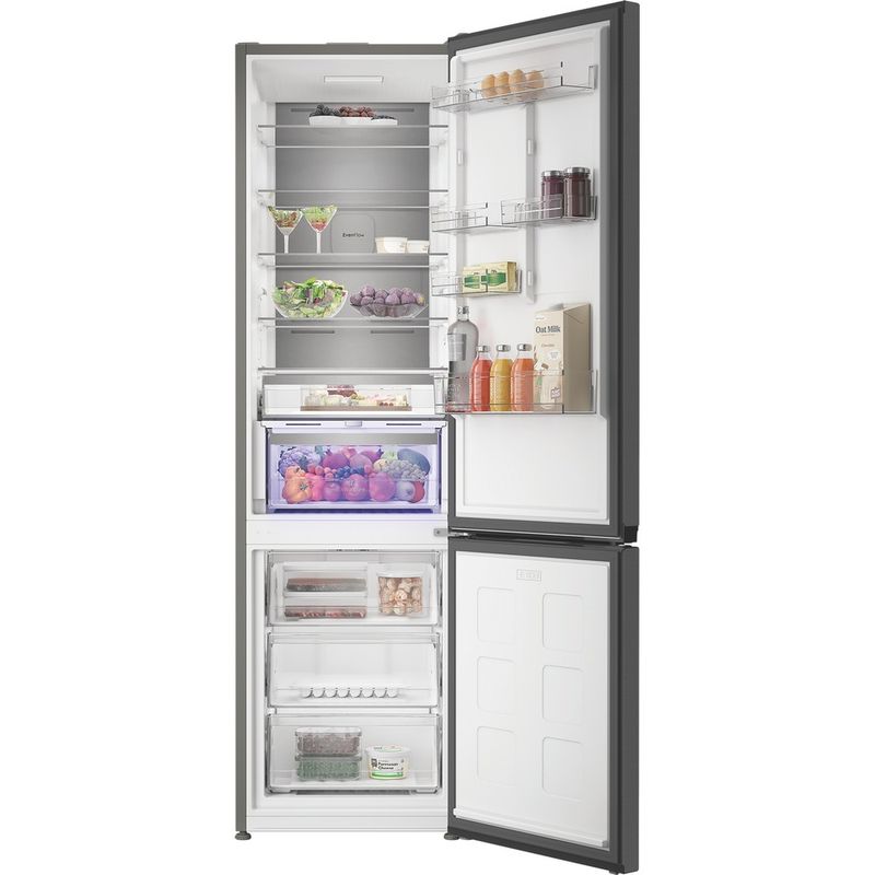 Hotpoint Fridge Freezer Freestanding HPK 26412 XR5UKE1 ARC 764 Manhattan Gray 2 doors Lifestyle frontal open