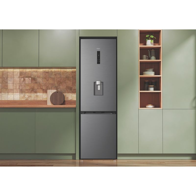 Hotpoint Fridge Freezer Freestanding HPK 26412W XP5UK ARC 764 Manhattan Gray 2 doors Lifestyle frontal