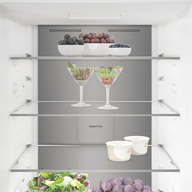 Hotpoint Fridge Freezer Freestanding HPK 26412W XP5UK ARC 764 Manhattan Gray 2 doors Lifestyle control panel