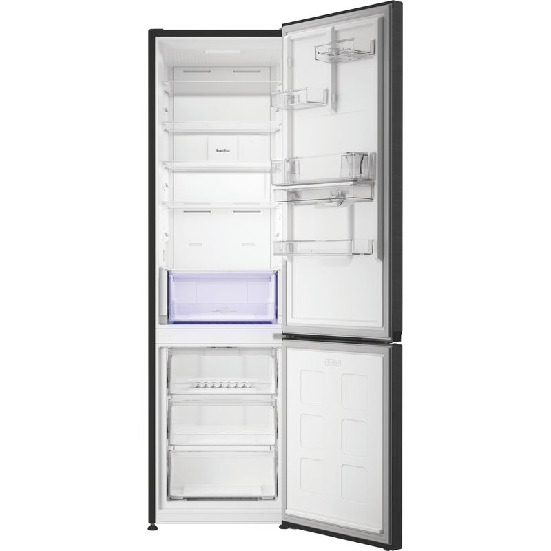 Hotpoint Fridge Freezer Freestanding HPK 26411W XR4UK ARC 764 Manhattan Gray 2 doors Frontal open