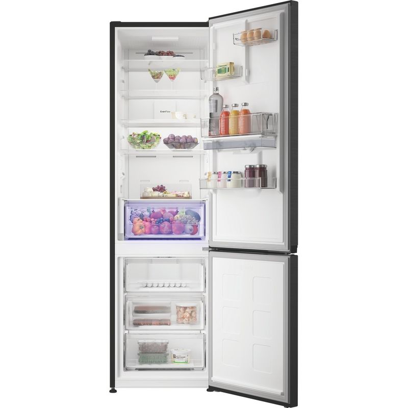 Hotpoint Fridge Freezer Freestanding HPK 26411W XR4UK ARC 764 Manhattan Gray 2 doors Lifestyle frontal open