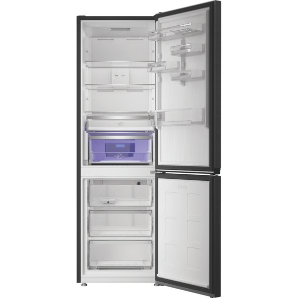 Hotpoint-Fridge-Freezer-Freestanding-HPK-26372-XR5UKE11-ARC-764-Manhattan-Gray-2-doors-Frontal-open