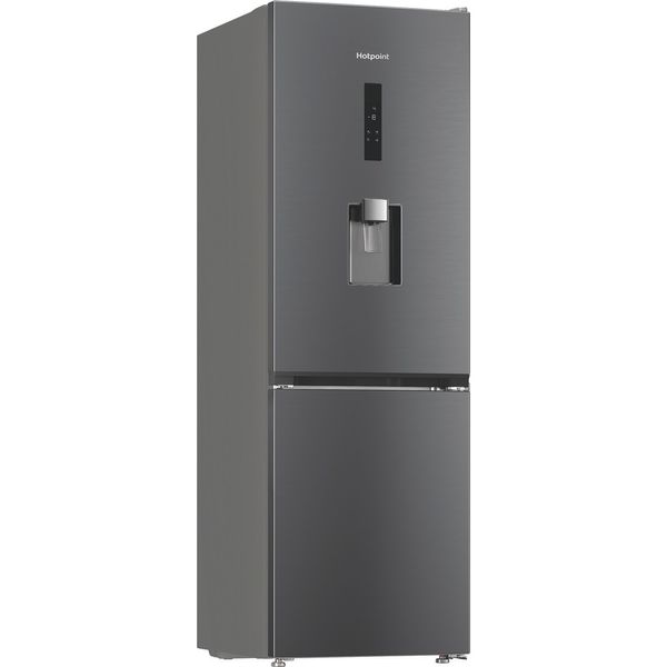 Hotpoint-Fridge-Freezer-Freestanding-HPK-26371W-XP4UKE-ARC-764-Manhattan-Gray-2-doors-Perspective