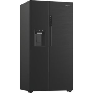 Hotpoint-Side-by-Side-Freestanding-HPG2-9643IB-XR4UK-ARC-764-Manhattan-Gray-Perspective