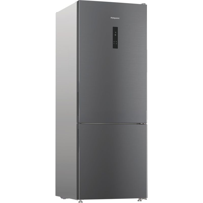 Hotpoint Fridge Freezer Freestanding HPK2 6493 XP5UK V New Silver – ARC 1035 2 doors Perspective
