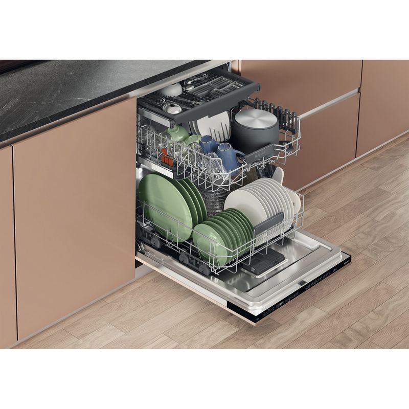 Hotpoint Dishwasher Built-in H7IB16M6L UK Full-integrated B Lifestyle perspective open