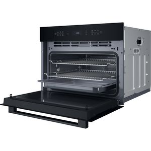 Hotpoint-Microwave-Built-in-HCT7A9PHTSBUK-Black-Electronic-53-MW-Combi-950-Perspective-open