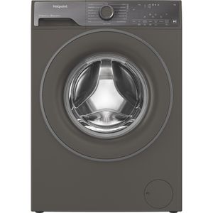 Hotpoint-Washing-machine-Freestanding-HB93WGCAREUK-Manhattan-Grey-Front-loader-A-Frontal