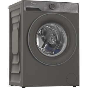 Hotpoint-Washing-machine-Freestanding-HB93WGCAREUK-Manhattan-Grey-Front-loader-A-Perspective